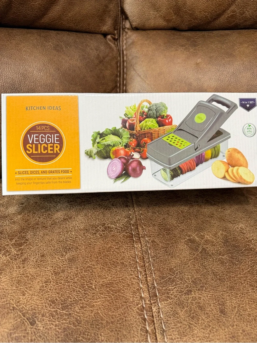 Veggie Slicer 14-Piece Food Prep Kit - Gray/Green